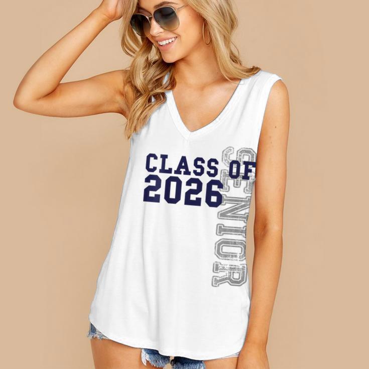 Senior Class Of 2026 Graduation Year High School & College Women's V-Neck Tank Top