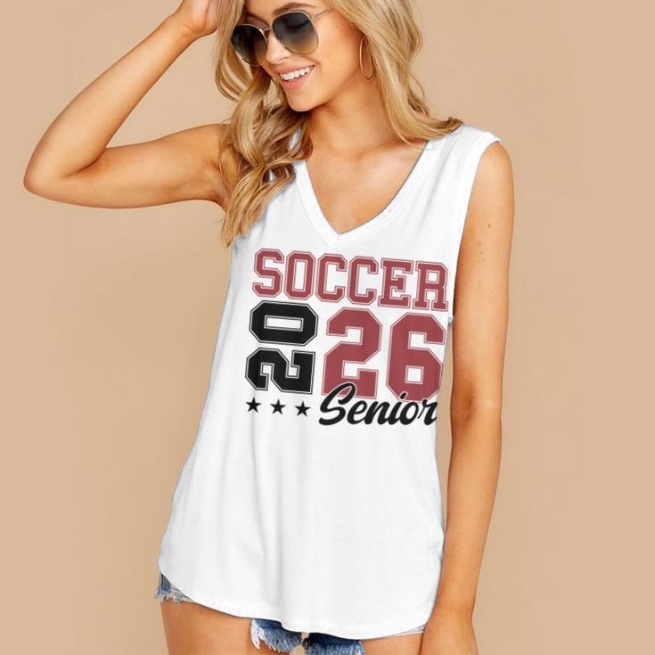 Soccer Senior Night Soccer Senior 2026 Graduation 71 Women's V-Neck Tank Top