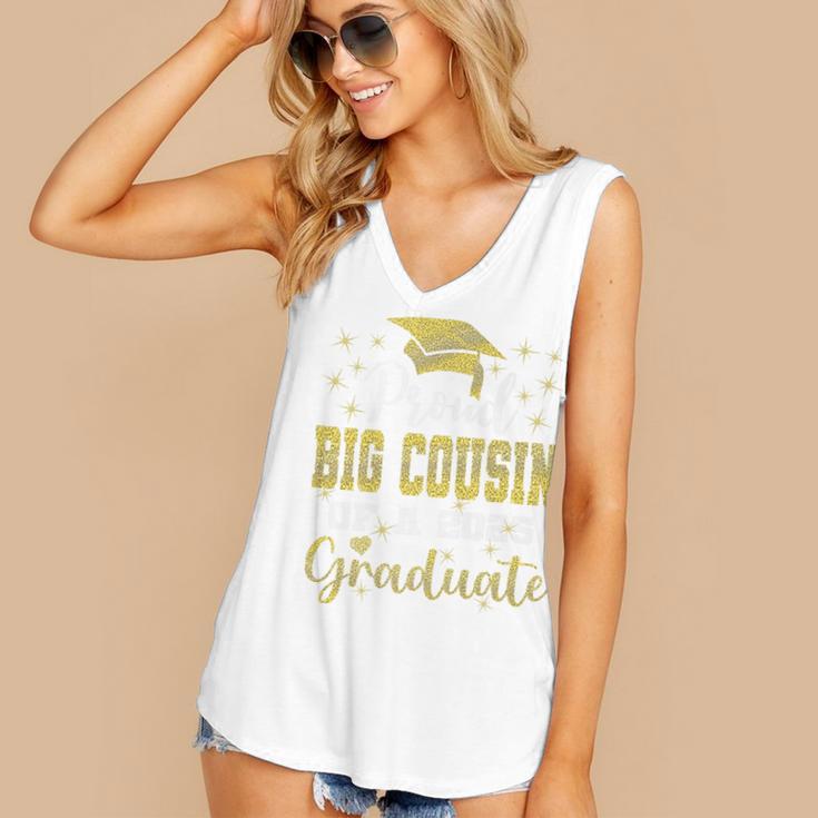 Super Proud Big Cousin Of 2025 Graduate Graduation Family Premium Women's V-Neck Tank Top