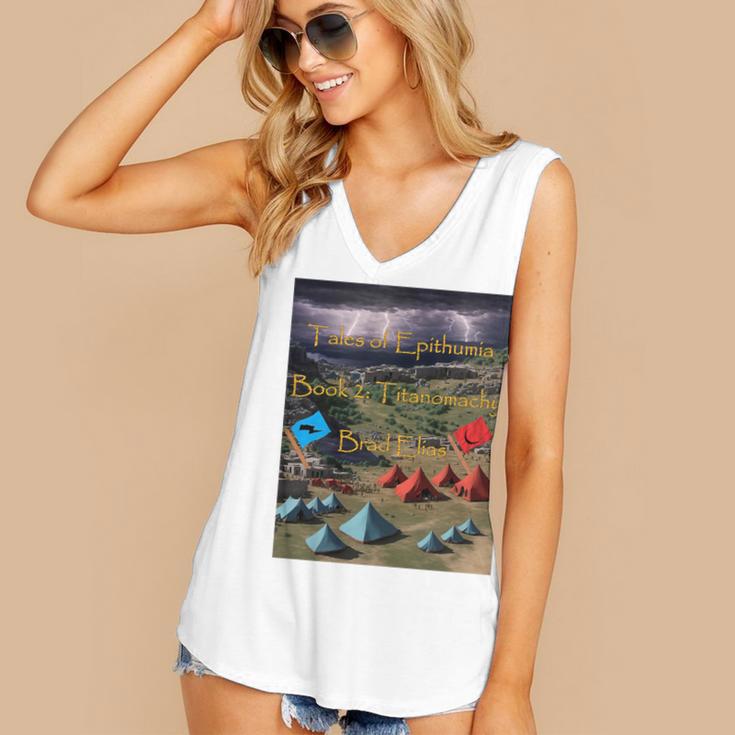 Tales Of Epithumia Book 2 Premium Tri-Blend Women's V-Neck Tank Top