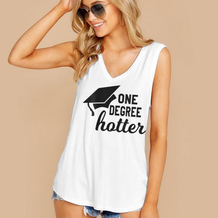 Women's One Degree Hotter College Masters PhD Graduation Party Women's V-Neck Tank Top