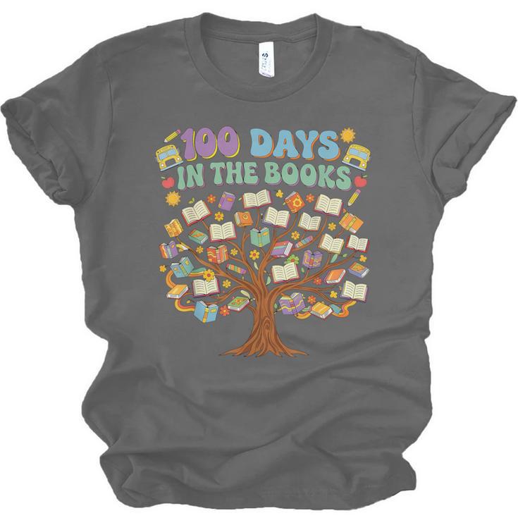 100 Days Of School 100 Days In The Books English Teacher Unisex Jersey T-Shirt 100 Days Of School 100 Days In The Books English Teacher Unisex Jersey T-Shirt