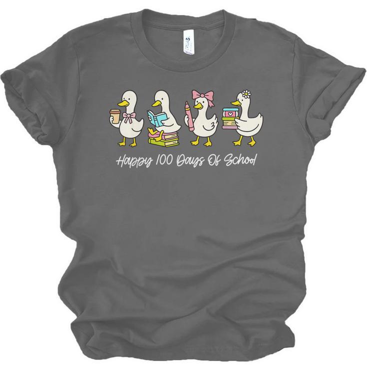 100 Days Of School Cute Goose Coffee Books Teacher Life Unisex Jersey T-Shirt 100 Days Of School Cute Goose Coffee Books Teacher Life Unisex Jersey T-Shirt