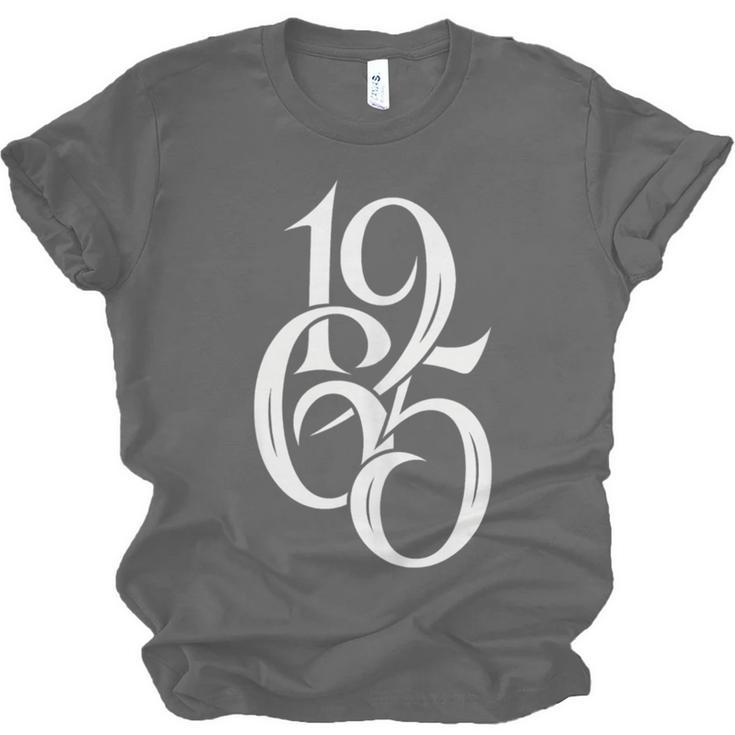 1965 Vintage Retro Birthday Year Nostalgia Unisex Jersey T-Shirt