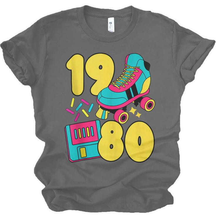 1980 Retro Raised In The 80s Old School Nostalgia Vibes Unisex Jersey T-Shirt