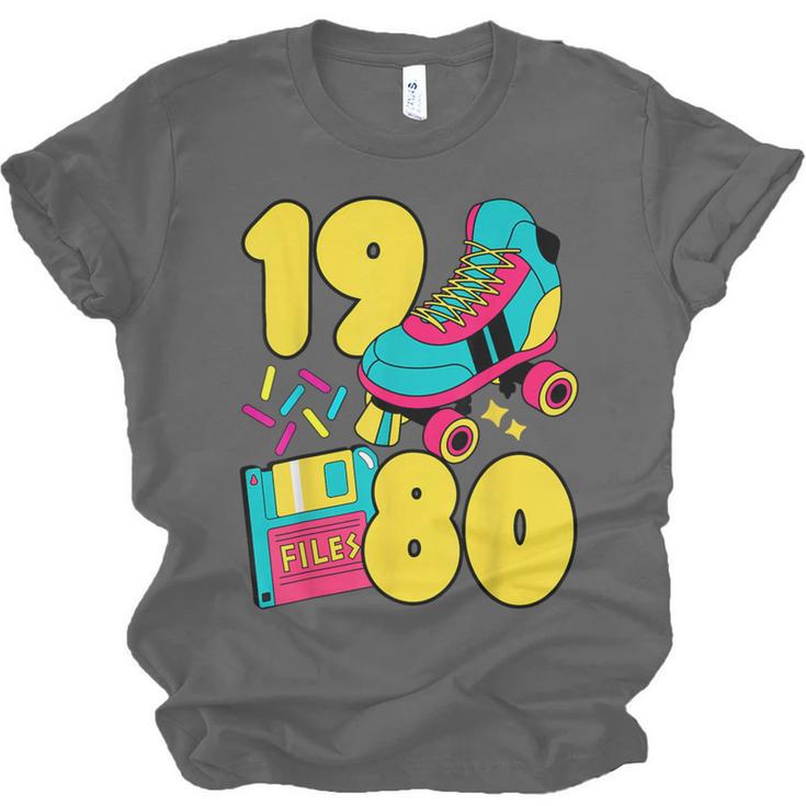 1980 Retro Raised In The 80s Old School Nostalgia Vibes Unisex Jersey T-Shirt 1980 Retro Raised In The 80s Old School Nostalgia Vibes Unisex Jersey T-Shirt