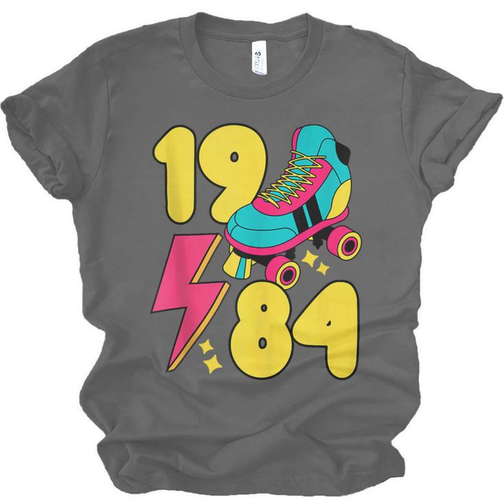 1984 Retro Raised In The 80s Old School Nostalgia Vibes Unisex Jersey T-Shirt