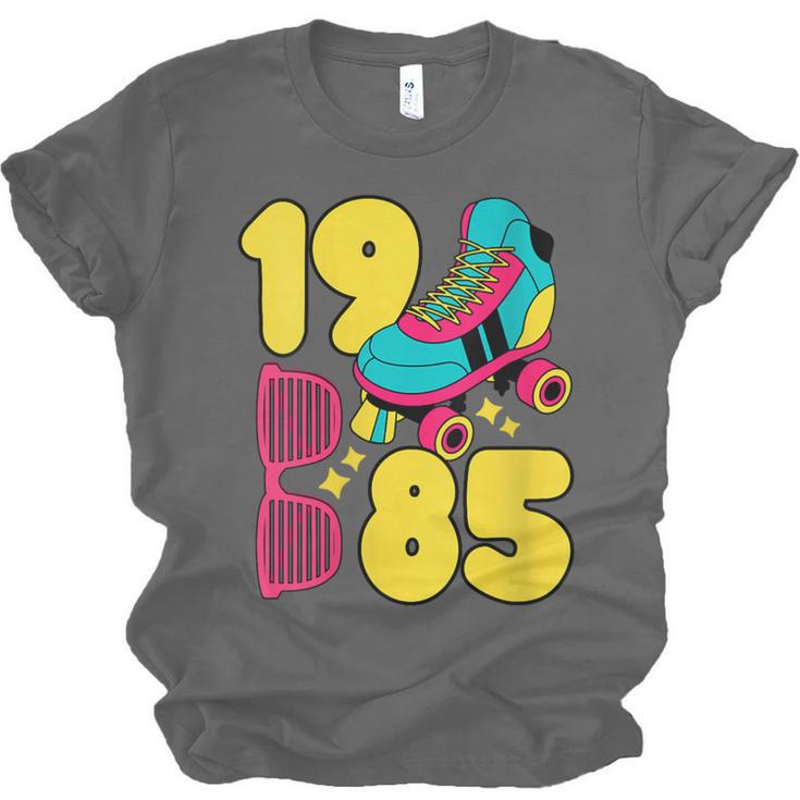 1985 Retro Raised In The 80s Old School Nostalgia Vibes Unisex Jersey T-Shirt 1985 Retro Raised In The 80s Old School Nostalgia Vibes Unisex Jersey T-Shirt