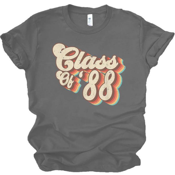 1988 Class Reunion Retro Class Of 88 High School Graduation Unisex Jersey T-Shirt