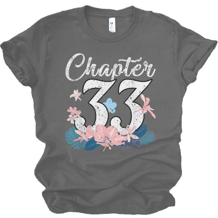 1988 Happy Birthday Chapter 33 Year Old Women Book Lover Unisex Jersey T-Shirt