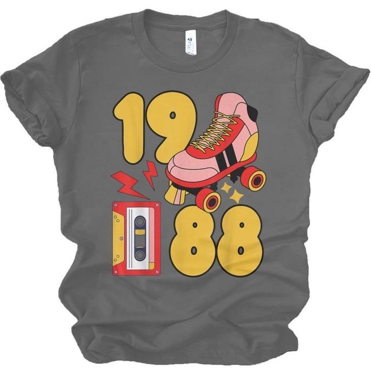 1988 Retro Raised On 80s Music Old School Nostalgia Punk Unisex Jersey T-Shirt