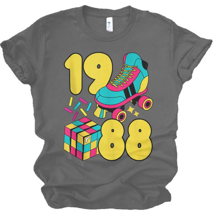 1988 Retro Raised In The 80s Old School Nostalgia Vibes Unisex Jersey T-Shirt 1988 Retro Raised In The 80s Old School Nostalgia Vibes Unisex Jersey T-Shirt