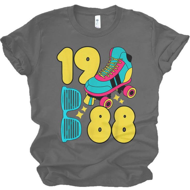 1988 Retro Raised In The 80s Old School Nostalgia Vibes Unisex Jersey T-Shirt