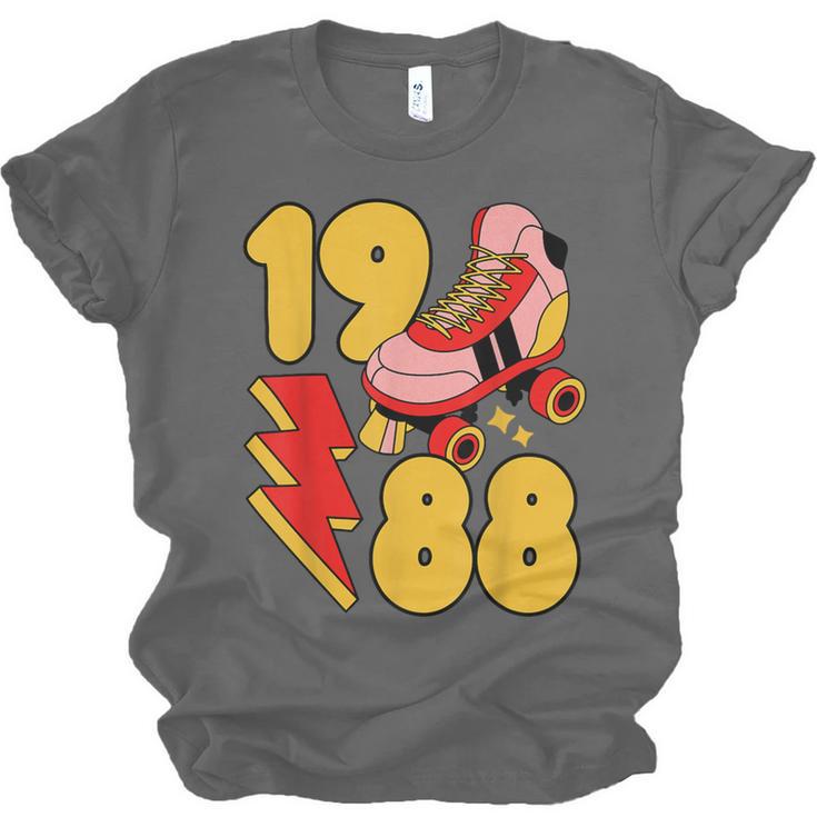 1988 Retro Roller Skate Vintage 80s Nostalgia Collector Unisex Jersey T-Shirt