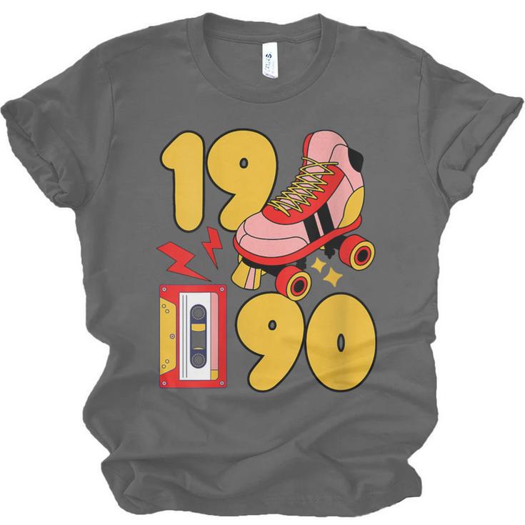 1990 Retro Raised On 90s Music Old School Nostalgia Punk Unisex Jersey T-Shirt