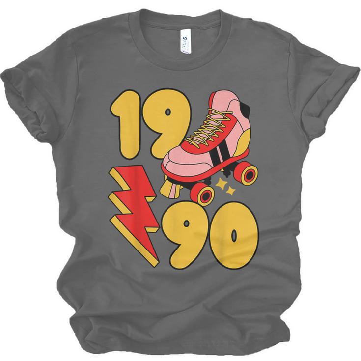 1990 Retro Roller Skate Vintage 90s Nostalgia Collector Unisex Jersey T-Shirt