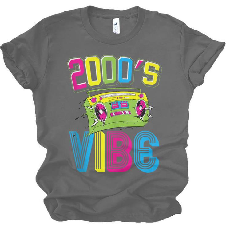 2000's Vibe Hip Hop Costume Early 2000s Party Nostalgia Unisex Jersey T-Shirt