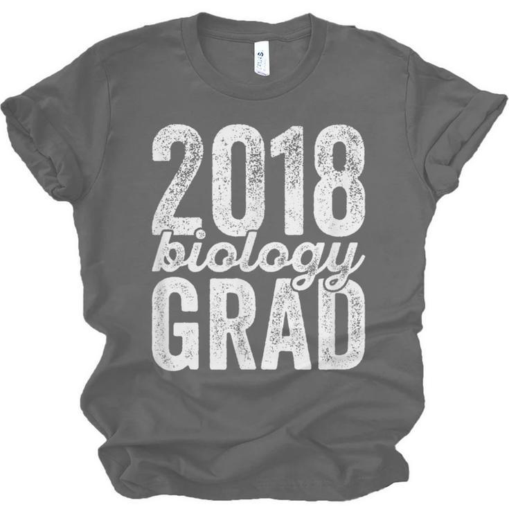 2018 Biology Graduation Biologist Graduate Degree Unisex Jersey T-Shirt
