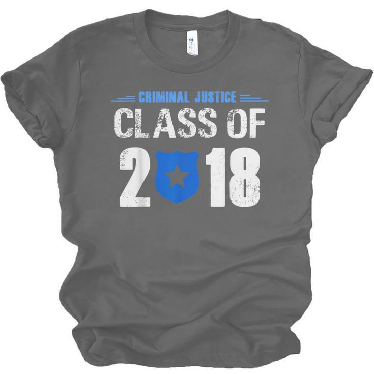 2018 Criminal Justice Graduation Shirt Criminal Justice Unisex Jersey T-Shirt