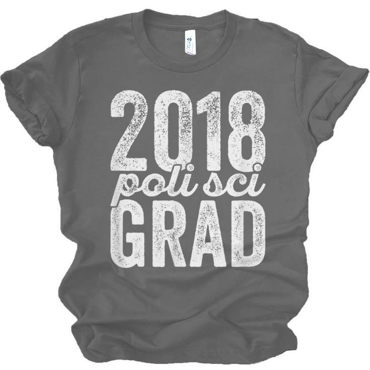 2018 Political Science Graduation Graduate Degree Unisex Jersey T-Shirt