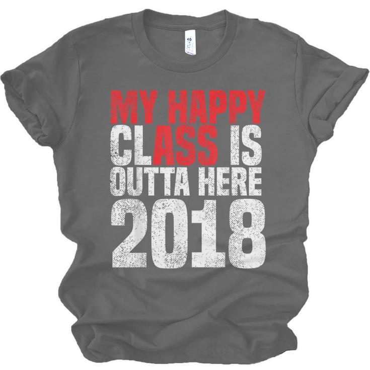 2018 Senior Graduation My Happy Class Shirt Unisex Jersey T-Shirt