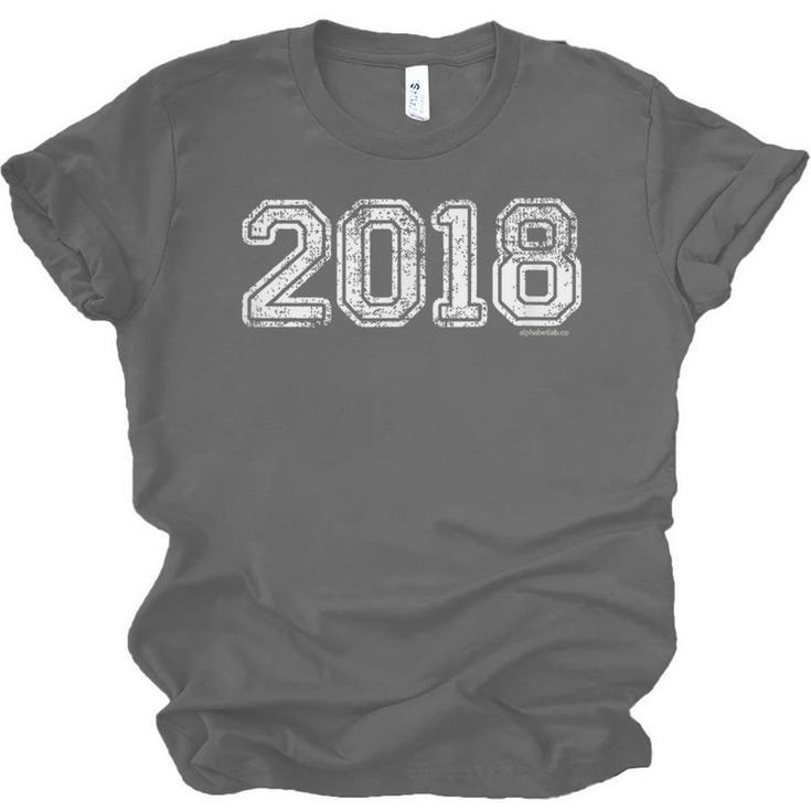 2018 Shirts Seniors Graduation Senior Class Of 2018 Unisex Jersey T-Shirt