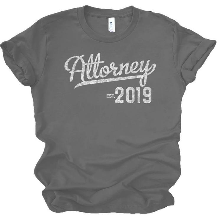2019 Graduate Attorney Law School Graduation Unisex Jersey T-Shirt