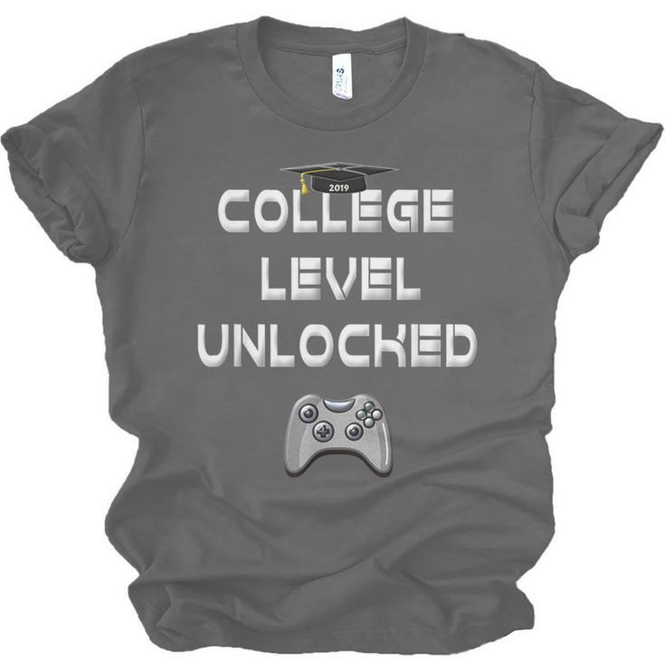 2019 High School Graduation College Level Unlocked Tee Unisex Jersey T-Shirt
