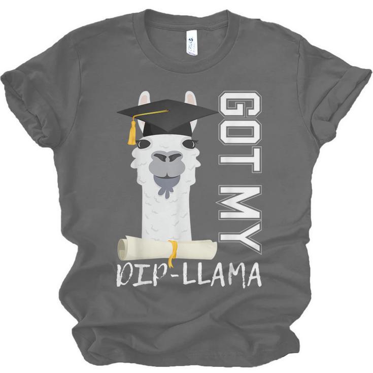 2022 Graduate Graduation For Him Her Got My Dip-Llama Unisex Jersey T-Shirt