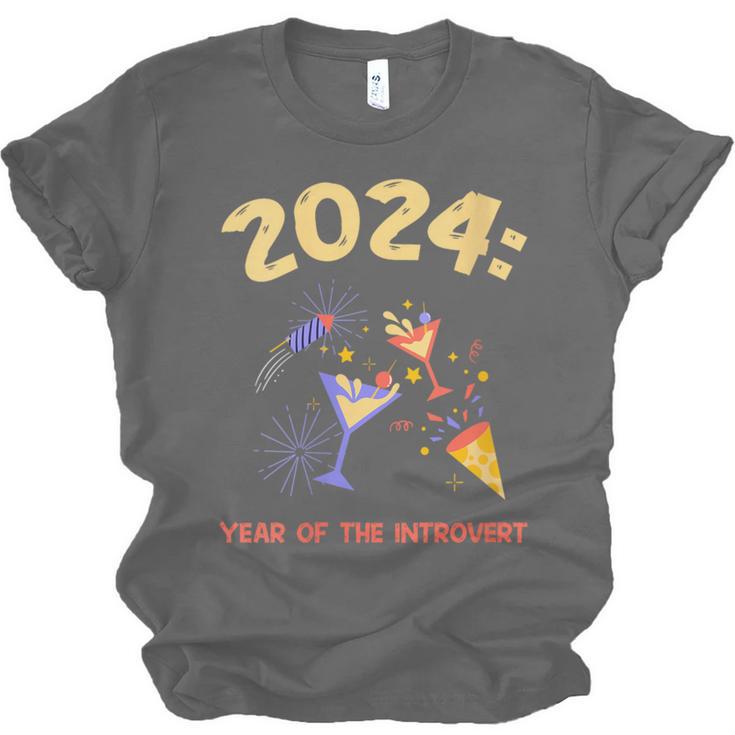 2024 Year Of The Introvert New Year Adventures Unisex Jersey T-Shirt 2024 Year Of The Introvert New Year Adventures Unisex Jersey T-Shirt