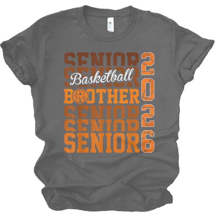 2026 Basketball Senior Brother Graduation Matching Family Unisex Jersey T-Shirt