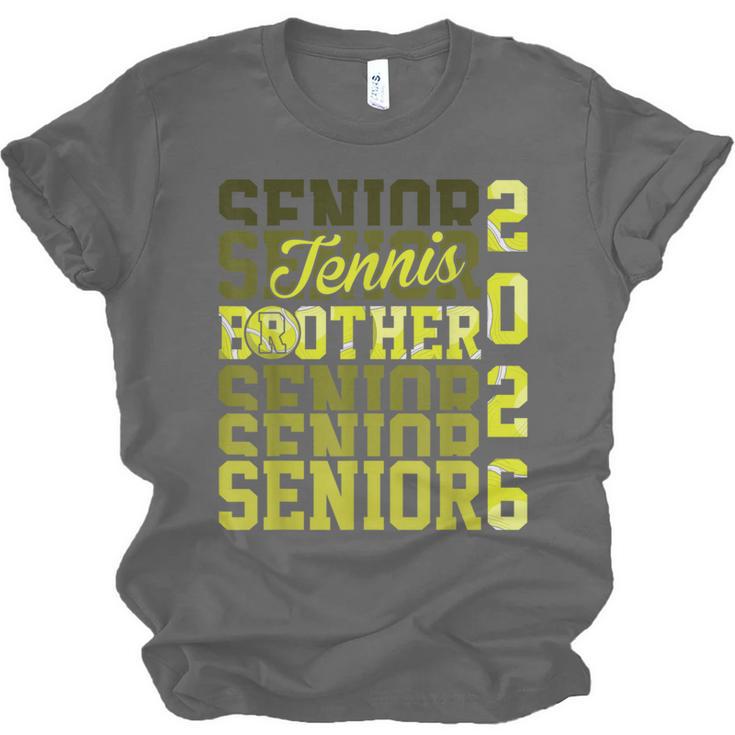 2026 Tennis Senior Brother Graduation Matching Family Unisex Jersey T-Shirt