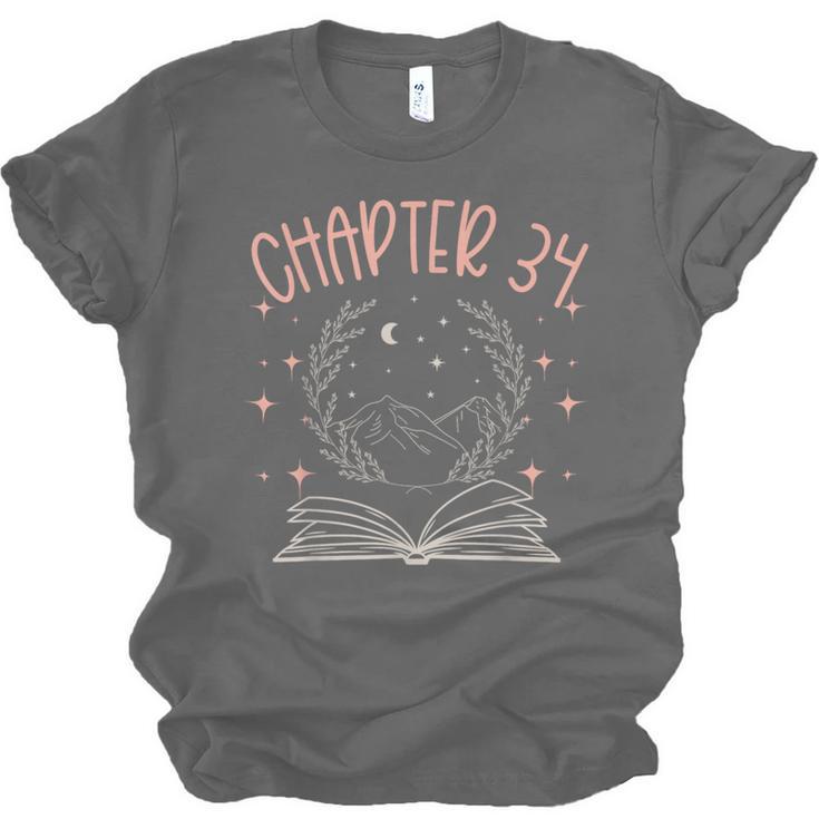 34th Birthday Women Book Lovers Chapter 34 Its My Birthday Unisex Jersey T-Shirt