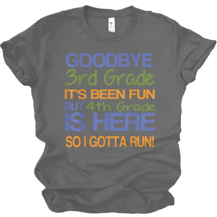 3rd Grade Graduation To 4th T-Shirt Kids Tee Fourth Unisex Jersey T-Shirt