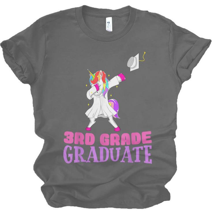 3rd Grade Graduation Unicorn End Of Year Third Unisex Jersey T-Shirt