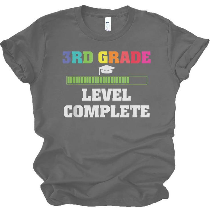 3rd Grade Level Complete Third Grade Graduation Unisex Jersey T-Shirt