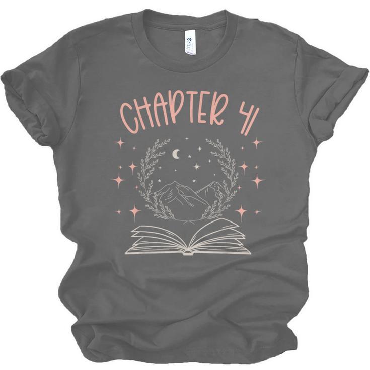 41st Birthday Women Book Lovers Chapter 41 Its My Birthday Unisex Jersey T-Shirt