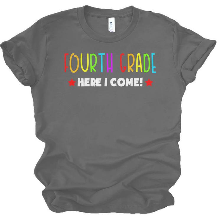 4th Grade Here I Come Kids 3rd Grade Graduation Unisex Jersey T-Shirt