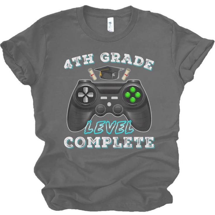 4th Grade Level Complete Gamer 4 Grade Graduation Unisex Jersey T-Shirt
