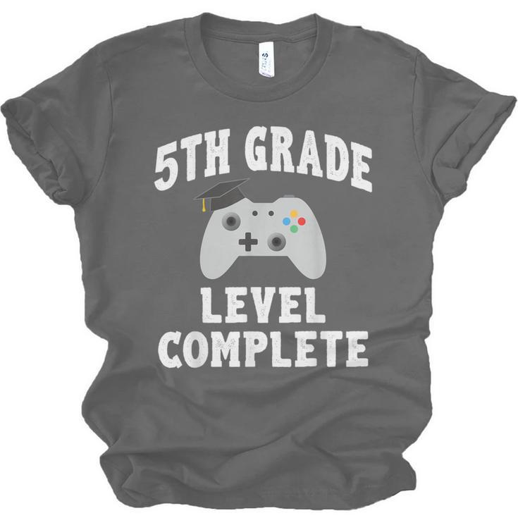 5th Grade Level Complete Gamer Class Of 2025 Graduation Unisex Jersey T-Shirt