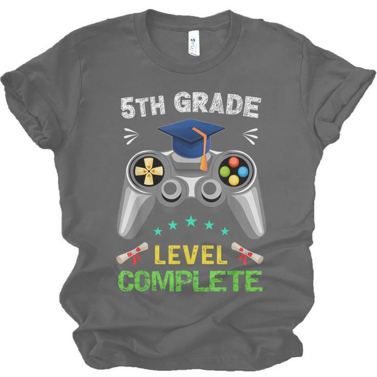5th Grade Level Complete Gaming Graduation Class 2023 Gamer Unisex Jersey T-Shirt