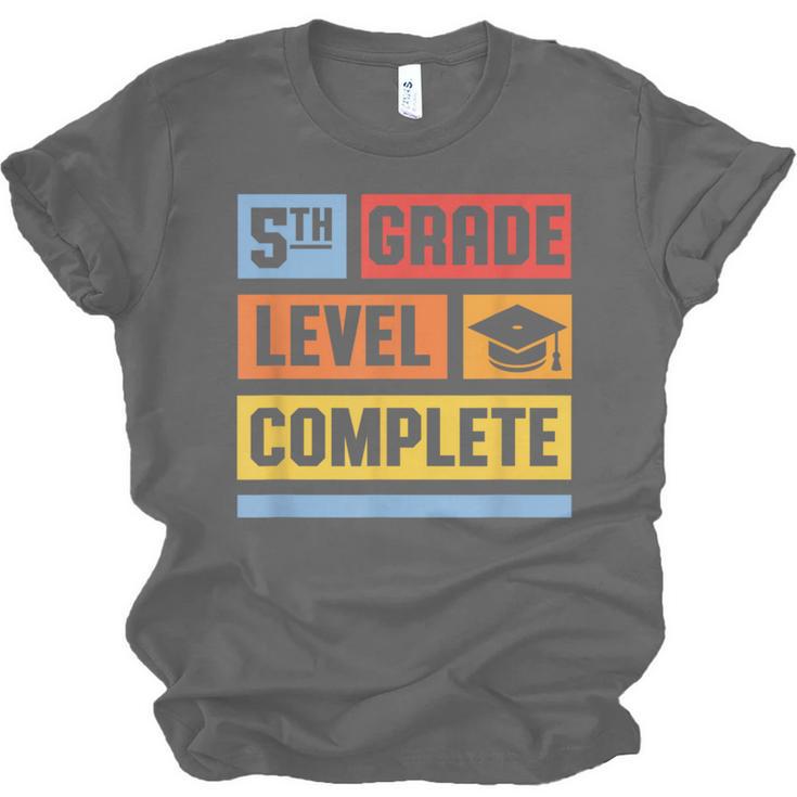 5th Grade Level Complete Shirt Graduation Last Day Of School Unisex Jersey T-Shirt