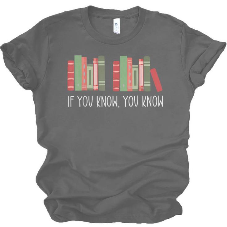 6 7 If You Know You Know Book Lover Six Seven Meme Unisex Jersey T-Shirt