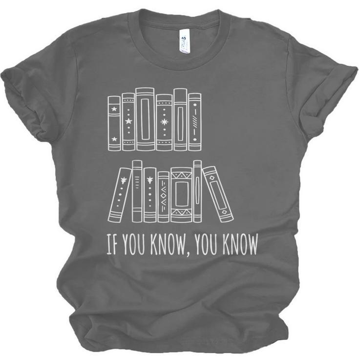 6 7 If You Know You Know Books Six Seven Meme Unisex Jersey T-Shirt