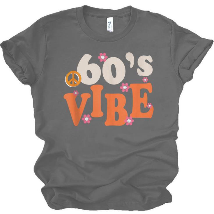 60's Vibe Retro Nostalgia Classic Mixtape Era 1960s Party Unisex Jersey T-Shirt