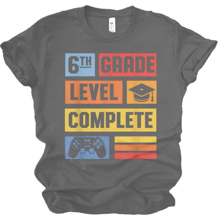 6th Grade Level Complete Shirt Graduation Last Day Of School Unisex Jersey T-Shirt