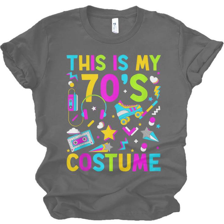 This Is My 70's Costume Nostalgia Mixtape Era 1970s Party Unisex Jersey T-Shirt This Is My 70's Costume Nostalgia Mixtape Era 1970s Party Unisex Jersey T-Shirt