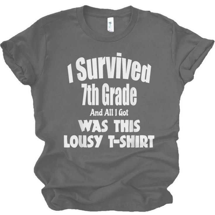7th Seven Grade Graduation Shirt Boy Girl Graduate Education Unisex Jersey T-Shirt
