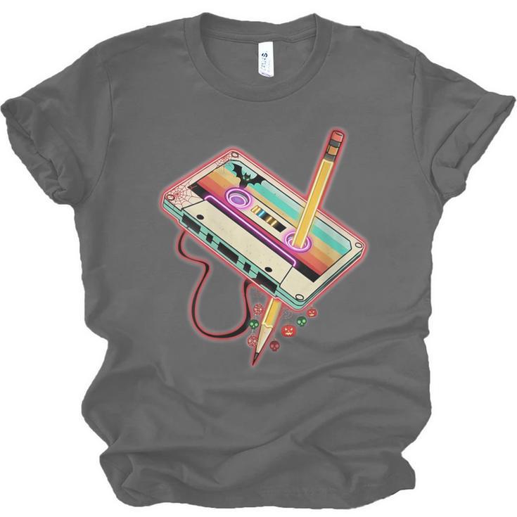 80s 90s Retro Halloween's Party Costume Nostalgia Cassette Unisex Jersey T-Shirt