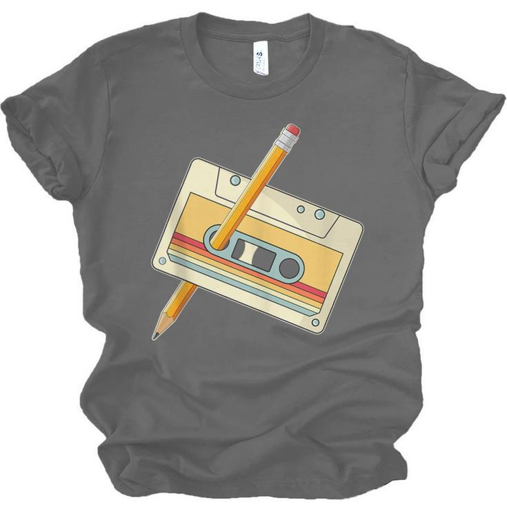 80's 90's Retro Music Party Costume Nostalgia Cassette Unisex Jersey T-Shirt